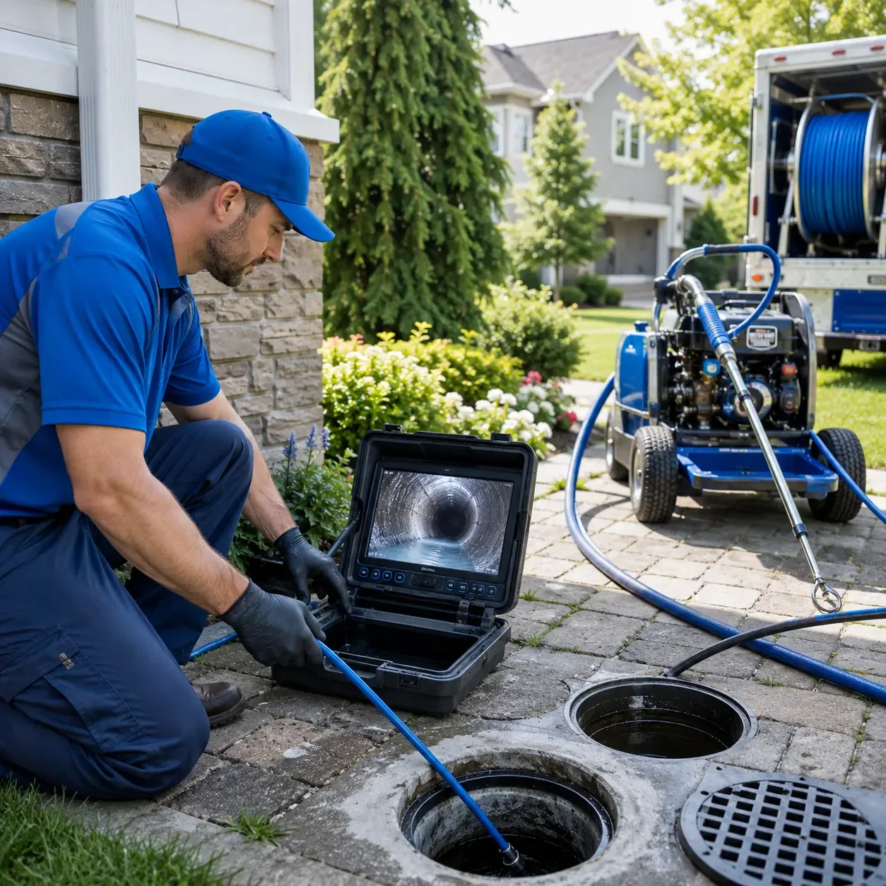 Outdoor drain cleaning professionals serving Bolivar, PA